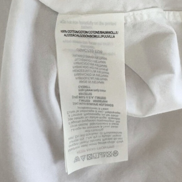 MUJI | Men’s White Cotton Broadcloth Shirt – Size S - Picture 8 of 11